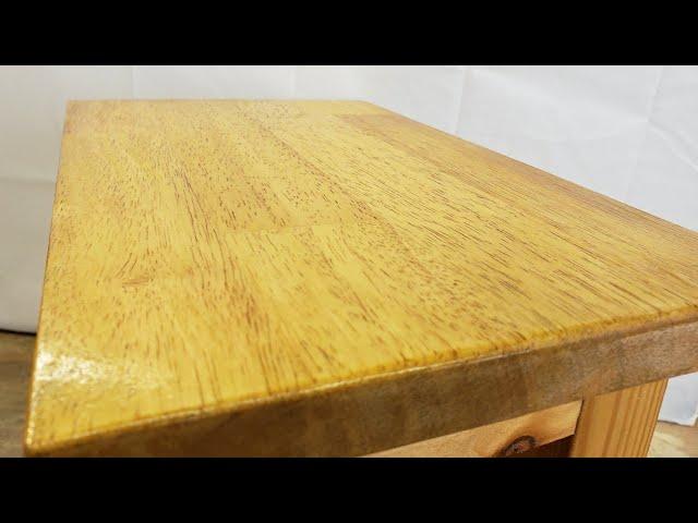 How to get a PERFECT FINISH on a table top | Woodworking 101