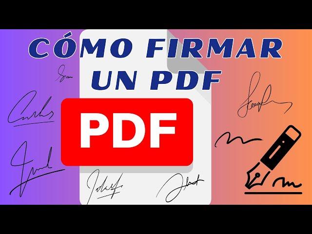  COMO FIRMAR UN DOCUMENTO DE PDF| Curso de computación desde cero 