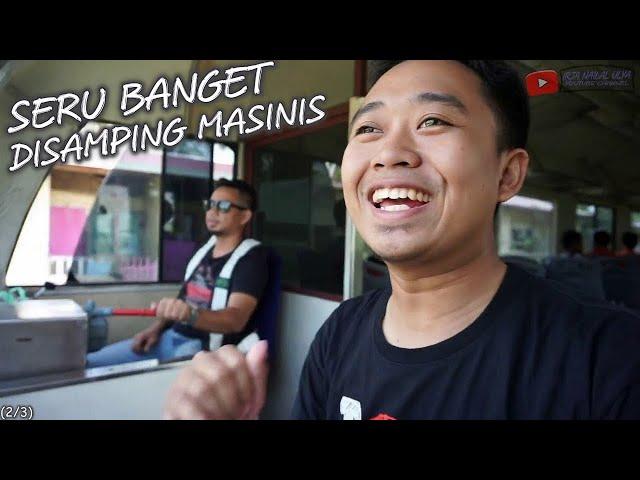 CAB RIDE - Naik Kereta Api di Malaysia Disamping Masinis | TRIP SERU & EKSTRIM Beaufort - Halogilat