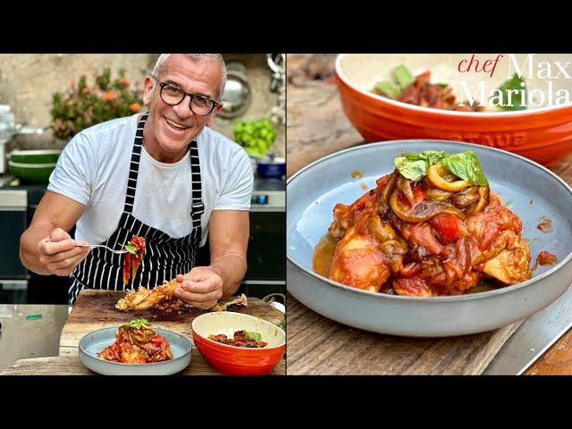 Pollo con i Peperoni alla Romana  Quello VERO della Sora Lella !!! | Ricetta di Chef Max Mariola