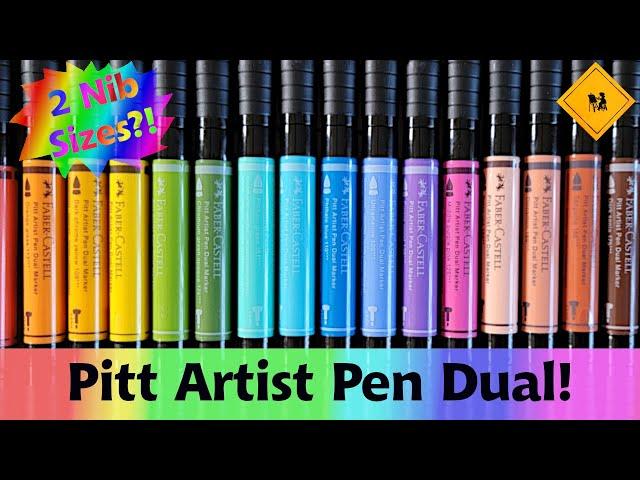 Review: NEW Faber-Castell Pitt Artist DUAL Markers!!