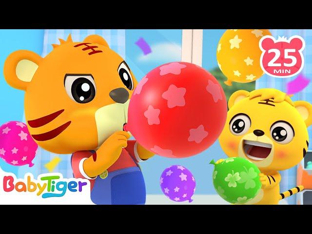 Balloon Song + More Nursery Rhymes & Animal Songs | Animals For Kids | BabyTiger