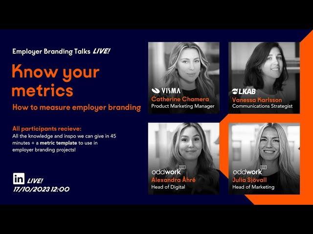 Employer Branding Talks |  Know your metrics – how to measure employer branding