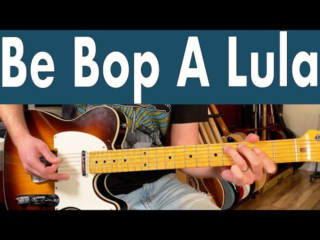 Gene Vincent Be Bop A Lula Guitar Lesson + Tutorial + TABS