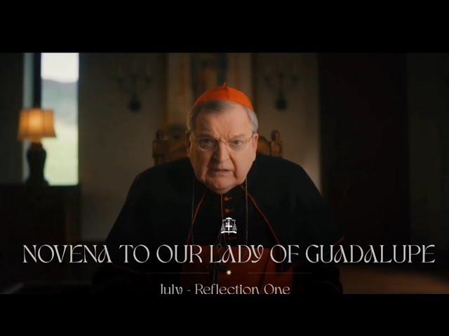 Cardinal Burke July Reflection for Our Lady of Guadalupe and Novena Prayer