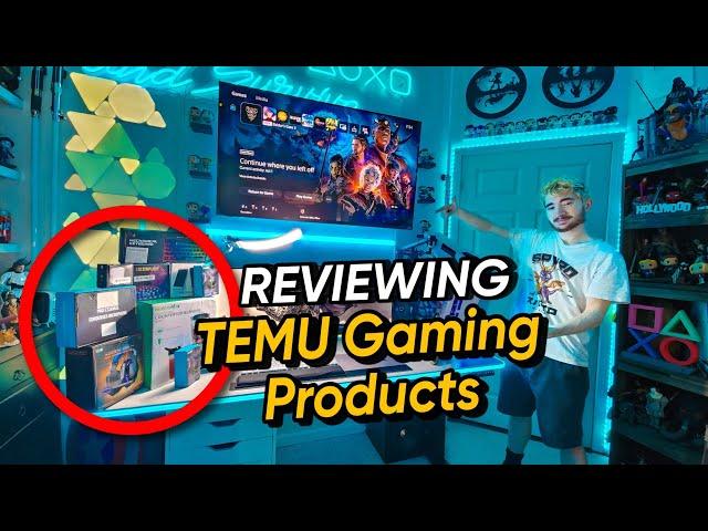 Building A Gaming Setup on a BUDGET? - TEMU Gaming Products REVIEW