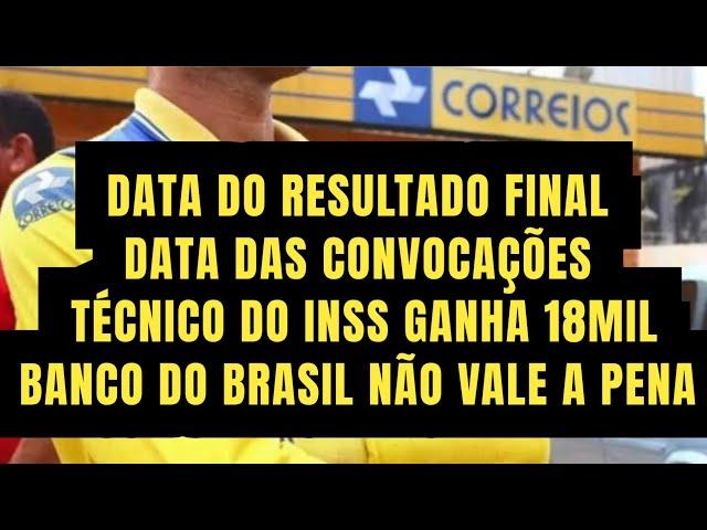 CONCURSO DOS CORREIOS 2024 RESULTADO FINAL DOS CORREIOS E QUANDO COMEÇA AS CONVOCAÇÕES DOS CORREIOS