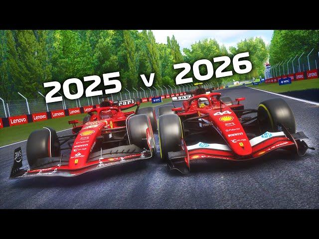 Racing 2026 Formula 1 Cars Against 2025 Formula 1 Cars - The Present vs The Future!