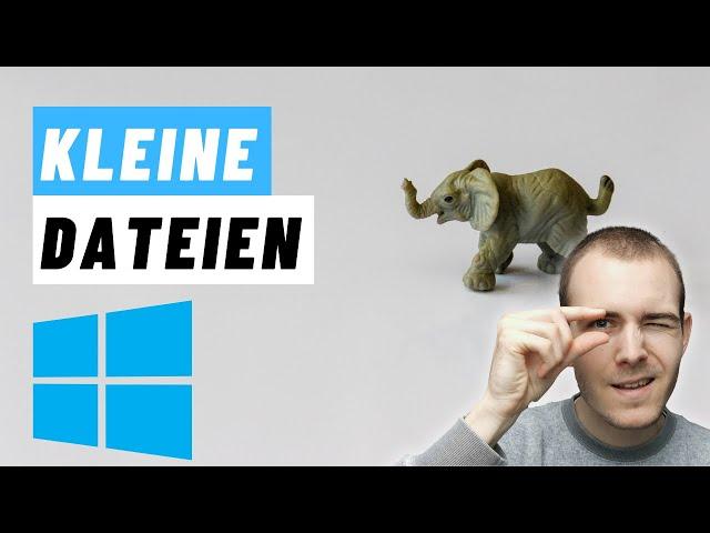 Dateigröße Verkleinern von Bildern & Videos mit Windows 10 (Super Einfach Komprimieren) 