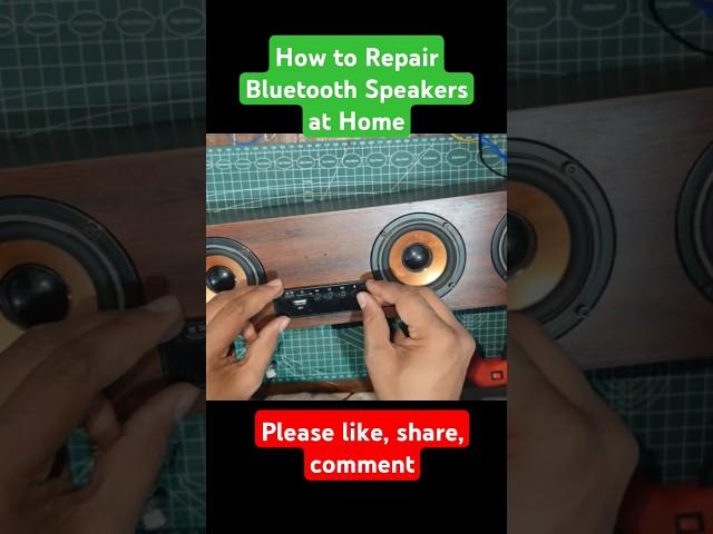 "How to Repair Bluetooth Speakers at Home–Easy Fix!"#bluetoothspeaker #repair#youtubevideo #ytvideo