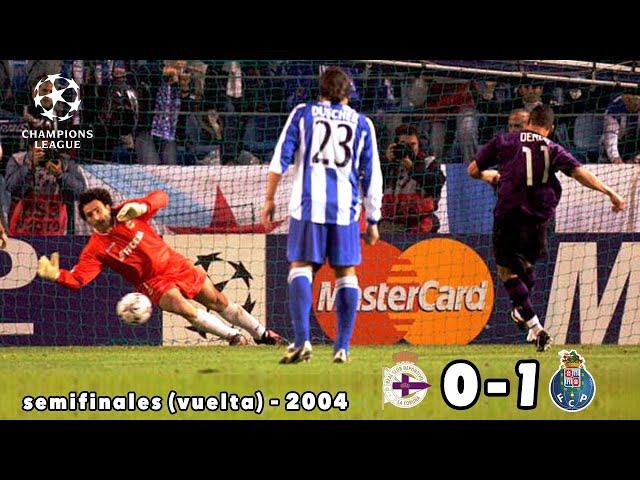 R.C. Deportivo 0-1 F.C. Porto | Semifinal (vuelta) Liga de Campeones 2004 | Lo mejor del partido