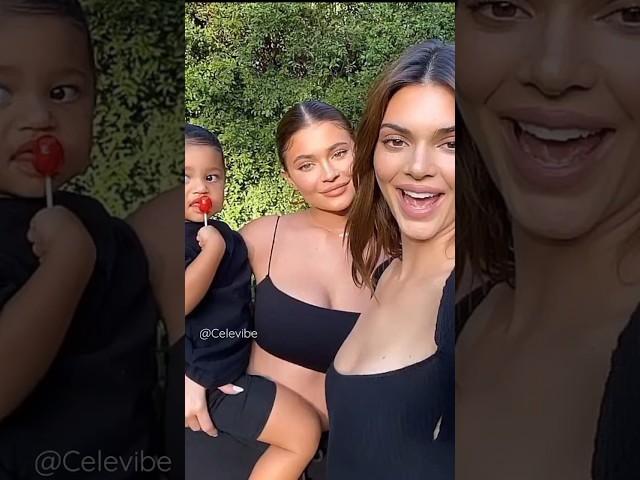 Kendall Jenner With Stormi ️ Kylie Daughter #trending