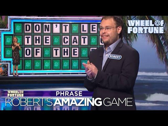 Robert's Amazing Game! | Wheel of Fortune