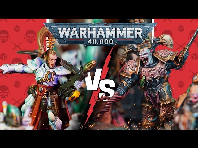 NEW RULES! Emperor's Children vs Aeldari | Warhammer 40k Battle Report