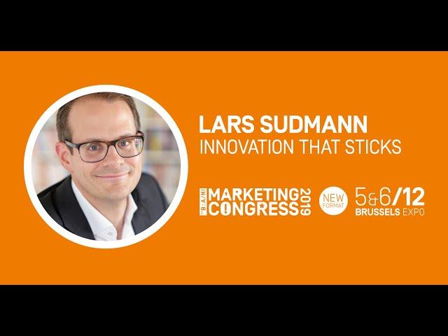 Lars Sudmann at the BAM Marketing Congress 2019 about Innovation that sticks