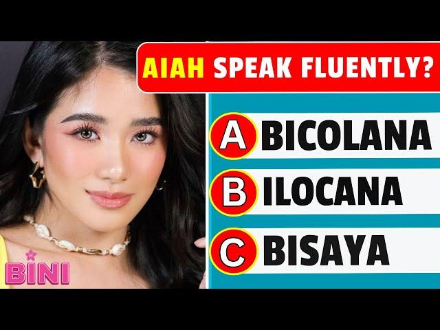 How Well Do You Know About AIAH from BINI?| FUN FACTS QUIZ