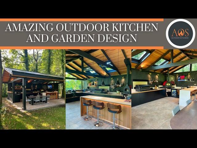 AMAZING OUTDOOR KITCHEN AND GARDEN DESIGN