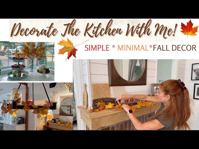 SIMPLE, INEXPENSIVE & MINIMAL KITCHEN FALL DECOR // DECORATE WITH ME - JESSICA MILLER NASHVILLE