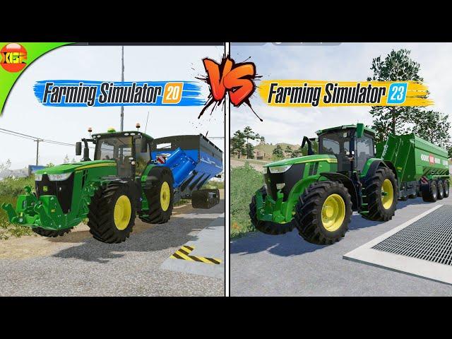 FS20 vs FS23! Comparison Between Graphics and Vehicle's Sound