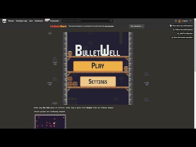 BulletWell - Ludum Dare 48 Playthrough