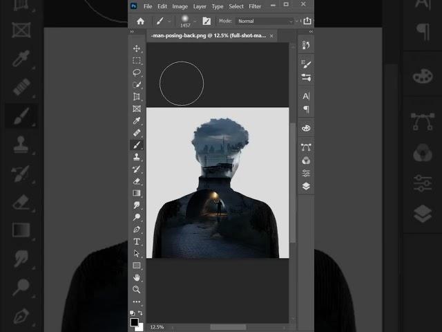 Double Exposure design in Photoshop | idea @smart graphics #gocreative #tutorial #graphicdesign