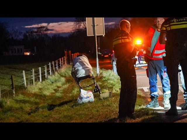 Dronken scooterrijder botst op kinderwagen: baby met spoed naar ziekenhuis