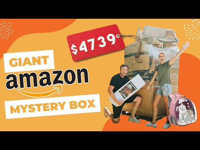 We Bought A GIANT MYSTERY BOX Of Amazon Returns - Pallet Unboxing