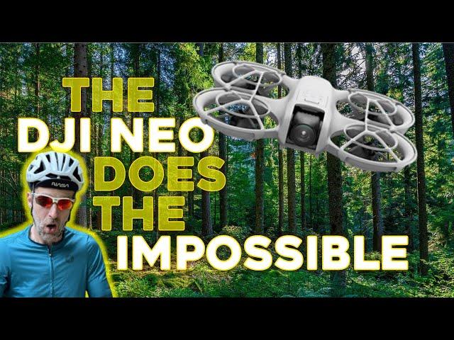 You Won't Believe How Well the DJI NEO Drone Handles Bike Trails