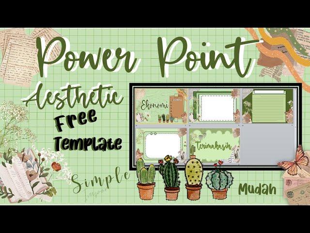 POWER POINT AESTHETIK FREE TEMPLATE II AESTHETIC PPT PART 2 II CREATE AESTHETIK PPT II DIAHS