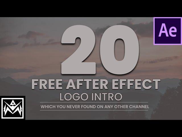 Best 20 Free After Effect Logo Intro Templates | Copyright free