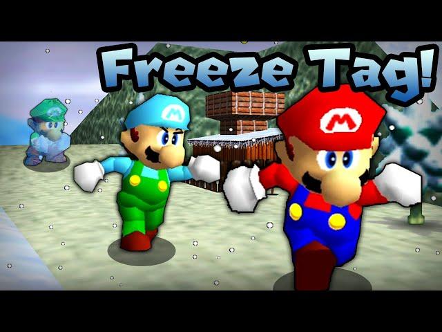 FREEZE TAG is INSANE with SPEEDRUNNERS of Mario 64