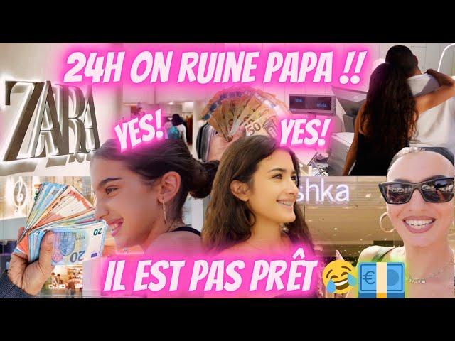 24H PAPA NOUS DIT OUI A TOUT[ON LE RUINE]YES MAN CHALLENGE DE FOLIE #24h #challenge 