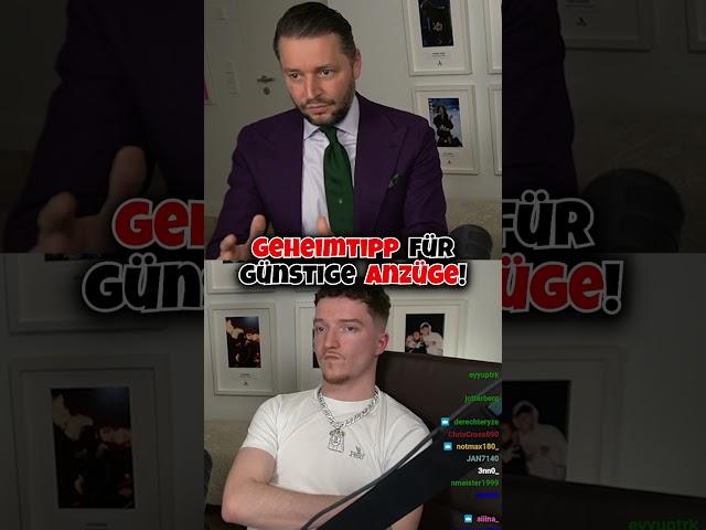 Günstige Anzüge! #günstig #anzüge #marcgebauer #justin #twitch