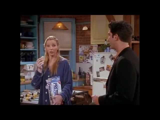 Phoebe Buffay jokes about how british people talk