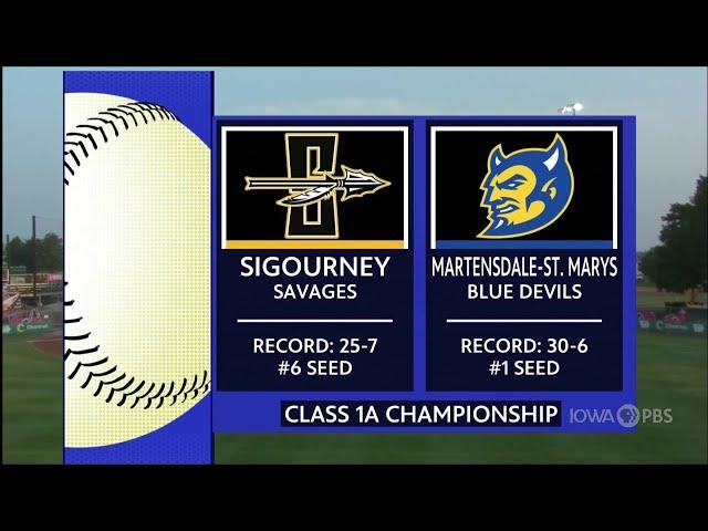 Class 1A - Martensdale-St Marys Blue Devils vs. Sigourney Savages