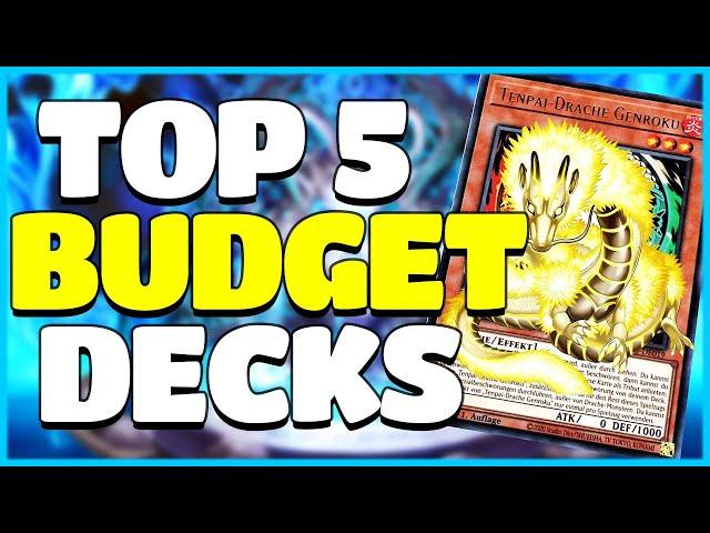 Yu-Gi-Oh! TOP 5 BUDGET DECKS UNTER 100 EURO