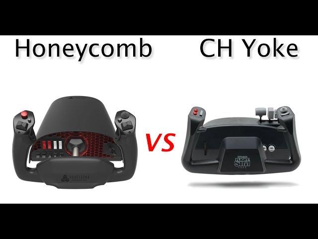 Honeycomb Yoke & Switch Panel vs. CH Products Yoke