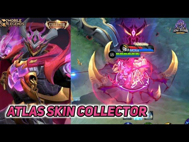 ATLAS NEW SKIN COLLECTOR - SKILLS EFFECT & RELEASE DATE/TANGGAL RILIS - MOBILE LEGENDS