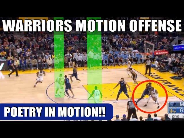 Why the Golden State Warriors POST UP SPLIT MOTION is unstoppable - Poetry in Motion Breakdown