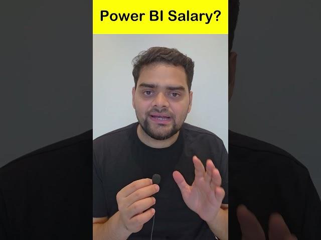 Power BI Salary | 3+ years  #powerbi #learnwidgiggs