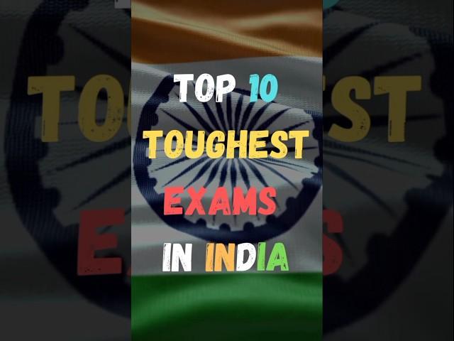 भारत  की 10 सबसे कठिन परीक्षा || Top 10 Toughest Exam In India || #shorts #exam #india