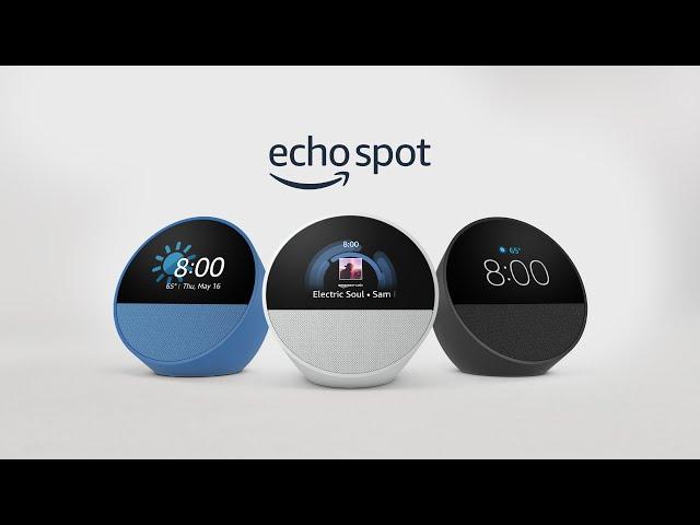 All-new Echo Spot (2024 release) | Amazon Alexa