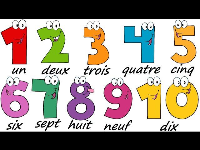 French Lesson 17 - NUMBERS 1-10 - Learn French - The French Minute