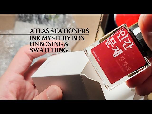 Atlas Stationers Ink Mystery Box Unboxing & Swatching