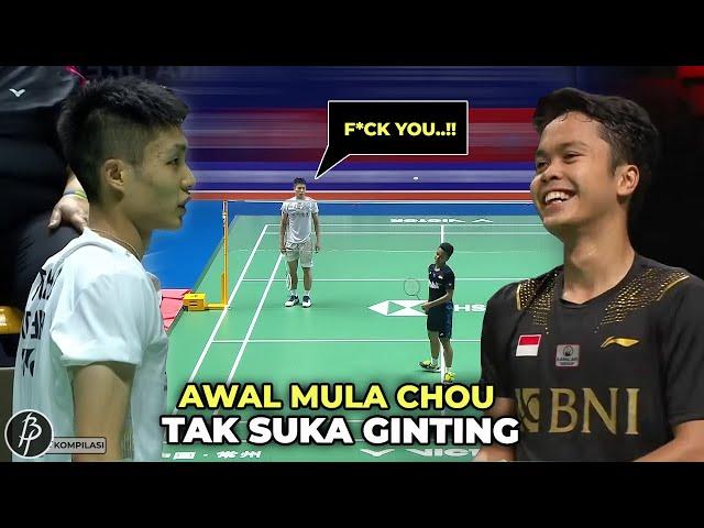 Ternyata Dendam Lama Dari Dulu Sering Ribut, Awal Mula Ginting Buat Chou Tien Chen Emosi & Frustasi