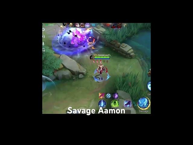 Savage Aamon #mobilelegends  #aamon #savage #savagemoment  #mlbb