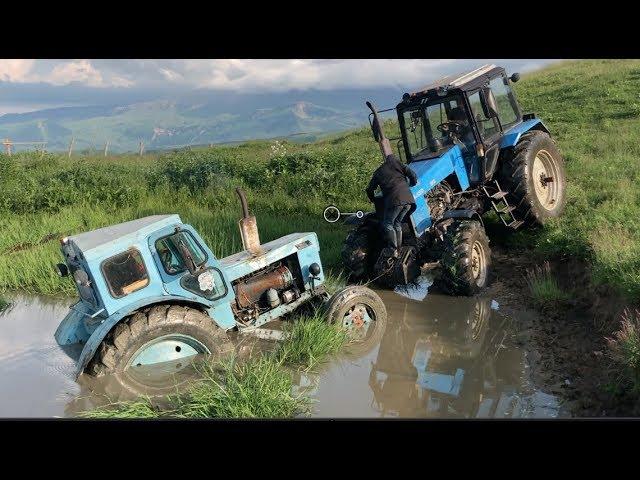 Tractor Belarus or T40 Tractor in the swamp water | Tuning What is Better?