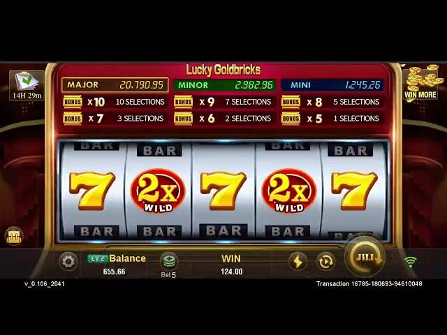 Jili Lucky Goldbricks Slot Machine Full Game, Free Games Bonus. Lucky Goldbricks Is lucky this time.