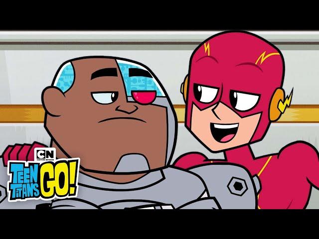 MASH-UP: Titans VS The Justice League | Teen Titans GO! | Cartoon Network