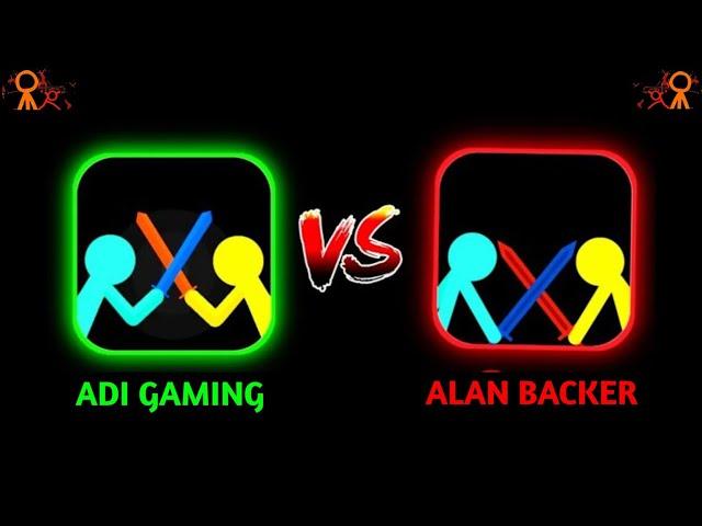 SUPREME DUELIST STICKMAN   adi gaming vs alan backer  #gaming #animation #stickman @alanbecke